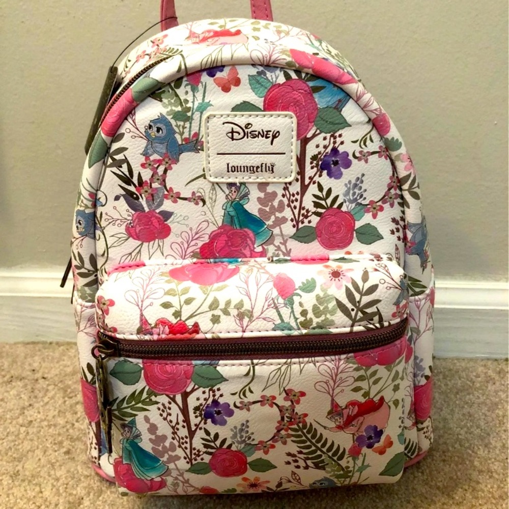 Loungefly Sleeping Beauty Mini Backpack fairies